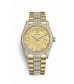 Rolex Day-Date 36mm yellow gold lugs diamonds 118388