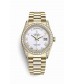 Rolex Day-Date 36mm yellow gold lugs diamonds 118388