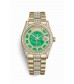 Rolex Day-Date 36mm yellow gold lugs diamonds 118388