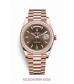 Rolex Day-Date 40 18 ct Everose gold 228345RBR Chocolate Dial Watch