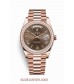 Rolex Day-Date 40 18 ct Everose gold 228345RBR Chocolate Dial Watch