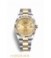 Replica Rolex Datejust 36mm 18k yellow gold 126233 Oystersteel