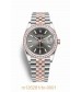 Replica Rolex Datejust 36mm Everose gold 126281RBR gold/steel