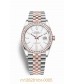 Replica Rolex Datejust 36mm Everose gold 126281RBR gold/steel