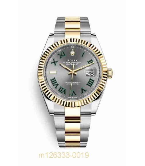 Rolex Datejust 41mm Yellow gold Rolesor Oystersteel 126333