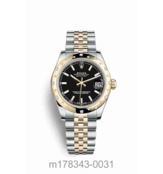 Rolex Datejust 31 Yellow Rolesor gold Oystersteel 178343