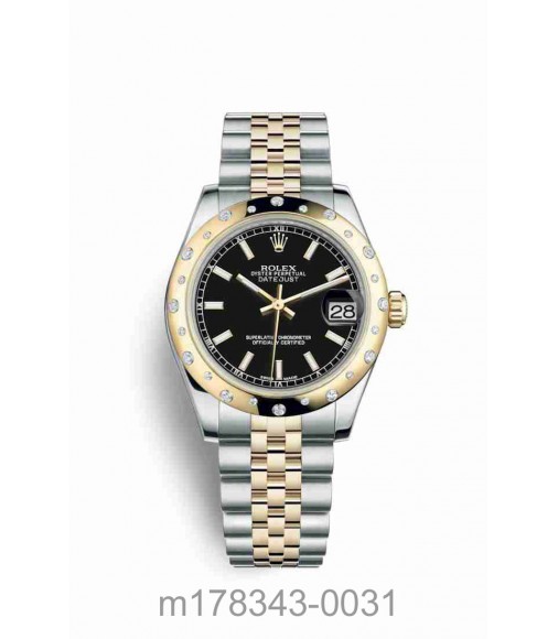 Rolex Datejust 31 Yellow Rolesor gold Oystersteel 178343