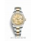 Rolex Datejust 31 Yellow Gold Rolesor Oystersteel 178383