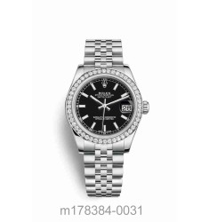 Rolex Datejust 31 White gold Rolesor Oystersteel 178384