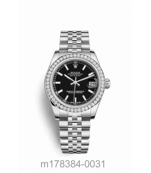 Rolex Datejust 31 White gold Rolesor Oystersteel 178384