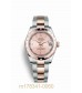Replica Rolex Datejust 31 Everose Rolesor Gold and Oystersteel 178341