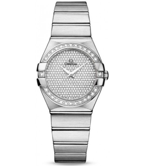 Omega Constellation Luxury Edition Quarz Small Watch Replica 123.55.27.60.99.001