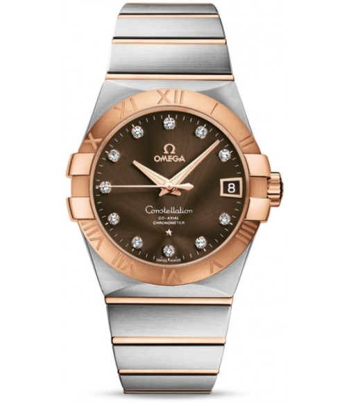 Omega Constellation Chronometer 38mm Watch Replica 123.20.38.21.63.001