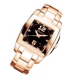 Chopard Two O Ten Rose Gold Black Dial kello Ladies Watch Replica 11/7468-5001