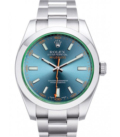 Rolex Milgauss Watch Replica 116400 GV blue