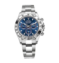 Rolex Cosmograph Daytona 116509 Blue Dial Oyster Stainless Steel