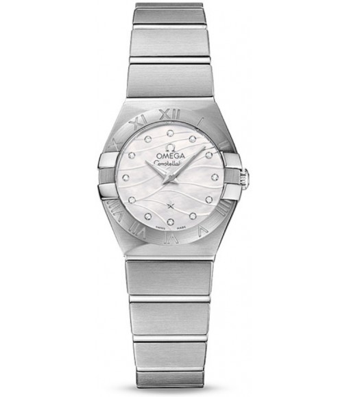 Omega Constellation Brushed Quarz Mini Pluma Watch Replica 123.10.24.60.55.003