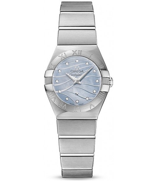 Omega Constellation Brushed Quarz Mini Pluma Watch Replica 123.10.24.60.57.001
