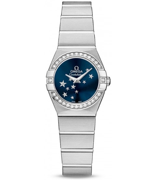 Omega Constellation Brushed Quarz Mini Orbis Watch Replica 123.15.24.60.03.001