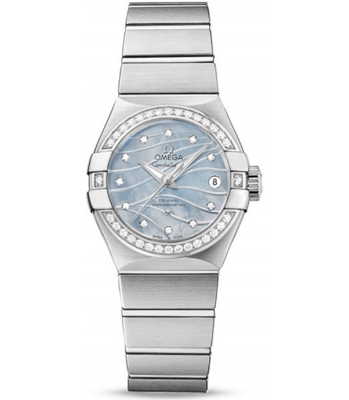 Omega Constellation Brushed Chronometer Pluma Watch Replica 123.15.27.20.57.001