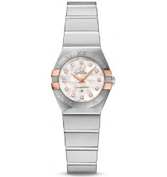 Omega Constellation Polished Quarz Mini Watch Replica 123.20.24.60.55.005
