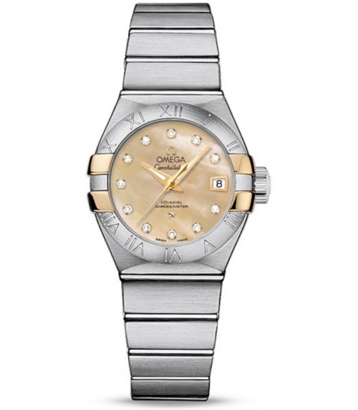 Omega Constellation Brushed Chronometer Watch Replica 123.20.27.20.57.003