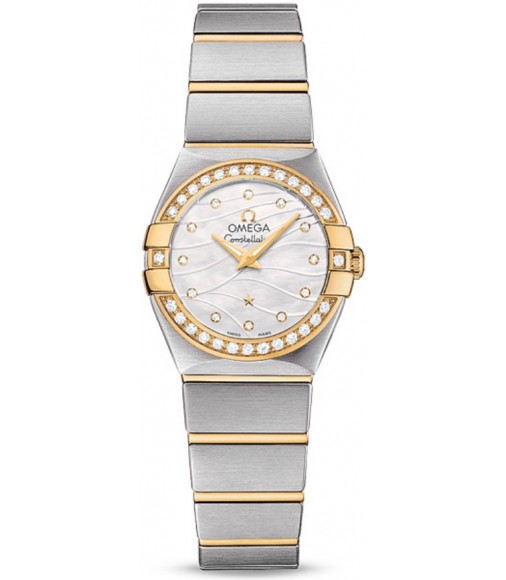 Omega Constellation Brushed Quarz Mini Pluma Watch Replica 123.25.24.60.55.011