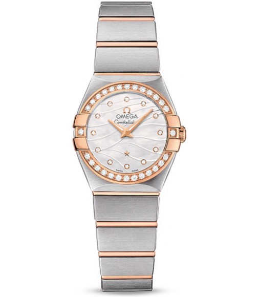 Omega Constellation Brushed Quarz Mini Pluma Watch Replica 123.25.24.60.55.012