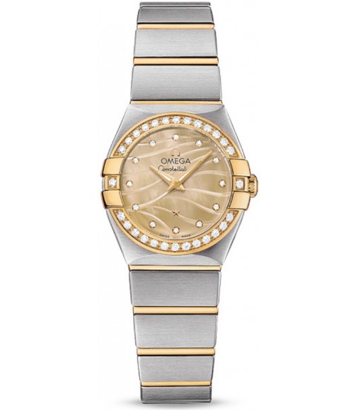 Omega Constellation Brushed Quarz Mini Pluma Watch Replica 123.25.24.60.57.001
