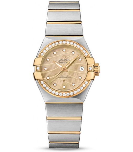 Omega Constellation Brushed Chronometer Pluma Watch Replica 123.25.27.20.57.002