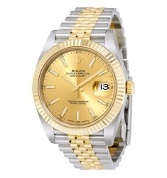 Rolex Datejust 126333 Champagne Dial Steel and 18K Yellow Gold Jubilee