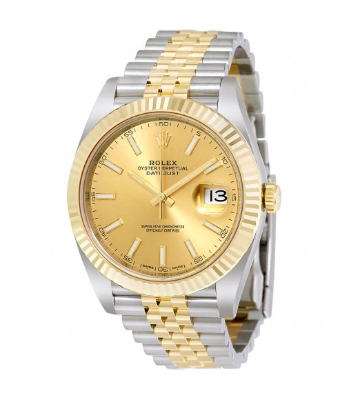 Rolex Datejust 126333 Champagne Dial Steel and 18K Yellow Gold Jubilee