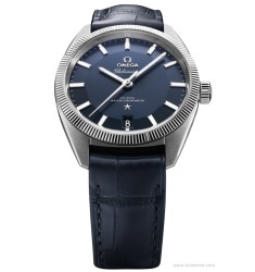 Omega Globemaster blue pie pan dial 130.33.39.21.03.001