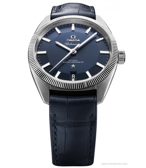 Omega Globemaster blue pie pan dial 130.33.39.21.03.001