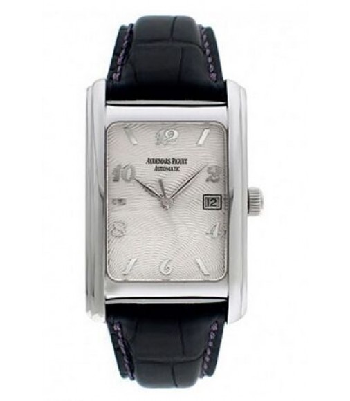 Audemars Piguet Edward Piguet 18kt White Gold Black Mens Watch Replica 15121BC.OO.A002CR.01