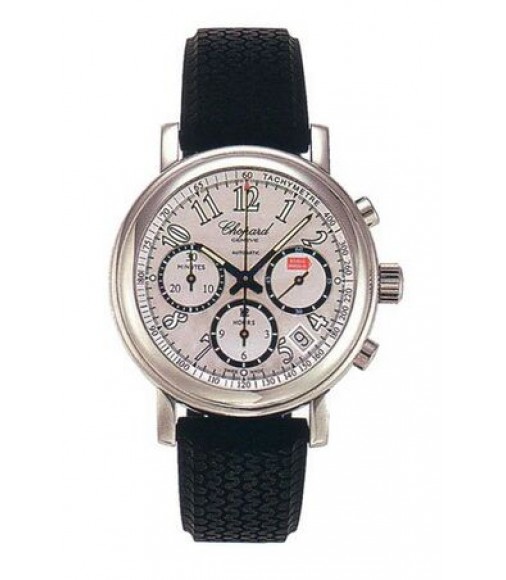 Chopard Mille Miglia Steel Black Rubber Mens Watch Replica 16/8331-99