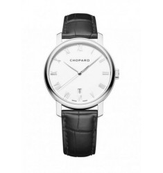 Chopard Classic 18-Karat White Gold Mens Watch Replica 161278-1001