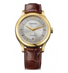 Chopard L.U.C Classic Automatic Silver Dial 18 kt Yellow Gold Mens Watch  Replica 161907-0001