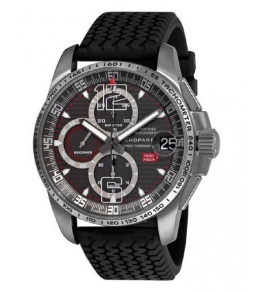 Chopard Mille Miglia GT XL 2009 LE Titanium Mens Watch  Replica 168459-3005