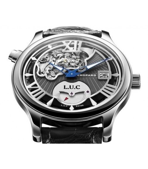 Chopard L.U.C Tourbillon Tech Strike One Mens Watch Replica 168510-3001