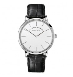 A. Lange & Sohne Saxonia Thin Manual Wind 40mm Mens Watch 211.027