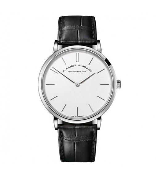 A. Lange & Sohne Saxonia Thin Manual Wind 40mm Mens Watch 211.027