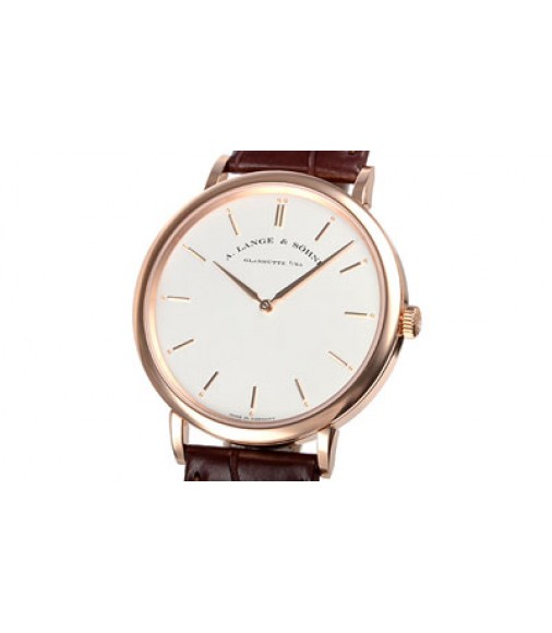 A. Lange & Sohne Saxonia Thin Manual Wind Mens Watch