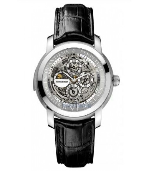 Audemars Piguet Jules Audemars Skeleton Minute Repeater Perpetual Calendar Replica 26063PT.OO.D002CR.01