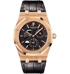 Audemars Piguet Royal Oak Dual Time Power Reserve Mens Watch Replica 26120OR.OO.D002CR.01