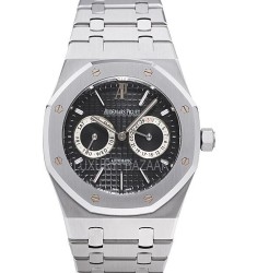 Audemars Piguet Royal Oak Day-Date, Black Dial - Stainless Steel on Bracelet Replica 26330.ST.OO.1220ST.01