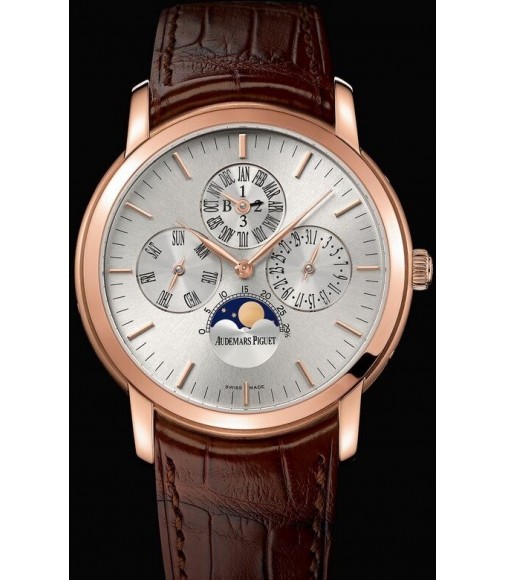 Audemars Piguet Jules Audemars Perpetual Calendar Watch Replica 26390OR.OO.D088CR.02