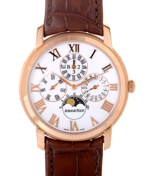 Audemars Piguet Jules Audemars Perpetual Calendar Watch Replica 26391OR.00.D088CR.01