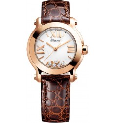 Chopard Happy Sport Round Quartz 30mm Ladies Watch Replica 274189-5010