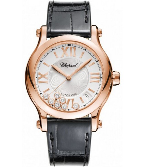 Chopard Happy Sport Medium Automatic 36mm Ladies Watch Replica 274808-5001